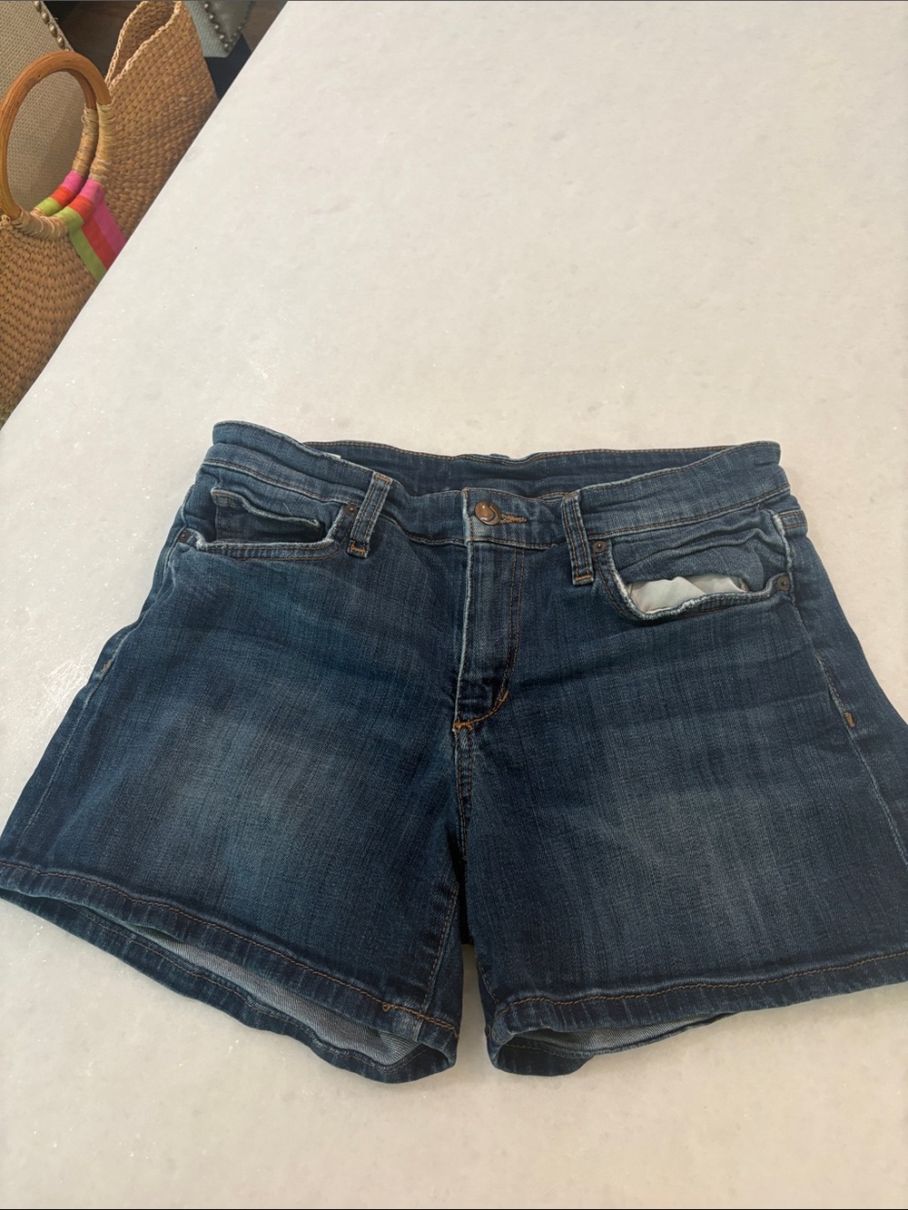 Joe’s Jeans Dark Blue Denim Women’s Shorts